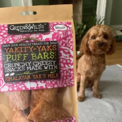 Green u0026 Wild's Dog Treats|Dog Treats<Green & Wild's Yakity Yak Puff Bars