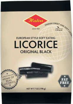 Creme d'Or Sweets|Food<Halva Finnish Soft Eating Liquorice - Black