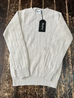 Harley of Scotland Sweaters & Fleeces|Sweaters & Fleeces<Men's Cable Knit Crew