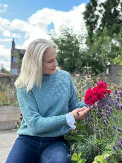 Harley of Scotland Sweaters & Jumpers|Sweaters & Jumpers<Women's Turtle Neck Moss Knit