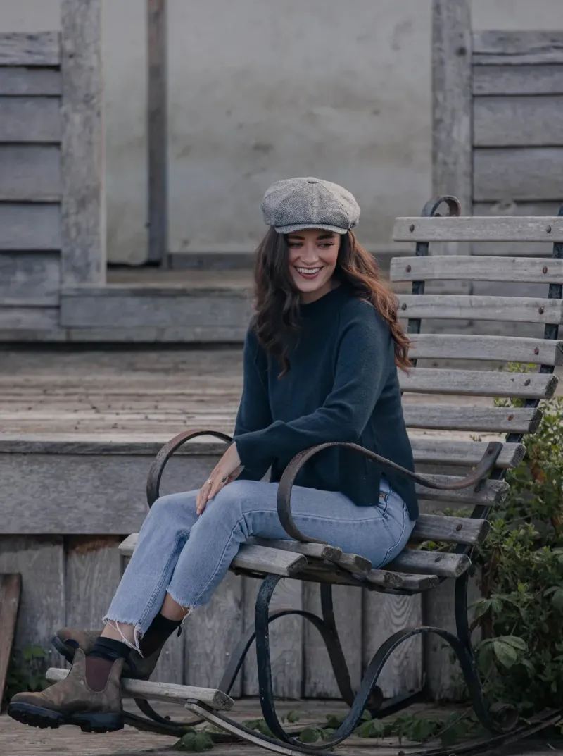 Hicks u0026 Brown Hats & Scarves|Hats<Hicks & Brown Felsham Tweed Baker Boy Cap