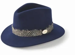 Hicks u0026 Brown Hats|Hats<Hicks & Brown Suffolk Fedora (Guinea Feather Wrap)