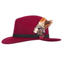 Hicks u0026 Brown Hats|Hats<Hicks & Brown Suffolk Fedora Hat (Gamebird Feather)