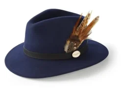 Hicks u0026 Brown Hats|Hats<Hicks & Brown Suffolk Fedora Hat (Gamebird Feather)