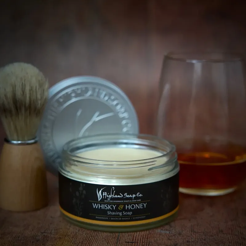 Highland Soap Company Skincare<Highland Soap Co. Whiskey & Honey Shaving Soap
