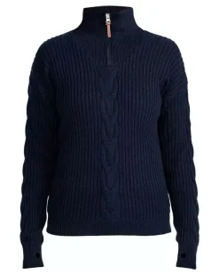 Holebrook Sweden Sweaters & Jumpers|Sweaters & Jumpers<Women's Valborg Knitted Windproof T-Neck Sweater