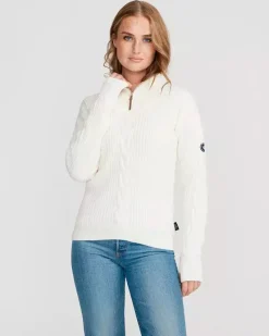 Holebrook Sweden Sweaters & Jumpers|Sweaters & Jumpers<Women's Valborg Knitted Windproof T-Neck Sweater