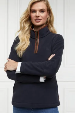 Holland Cooper Sweaters & Fleeces|Sweaters & Jumpers<Country Fleece Half Zip Sweater