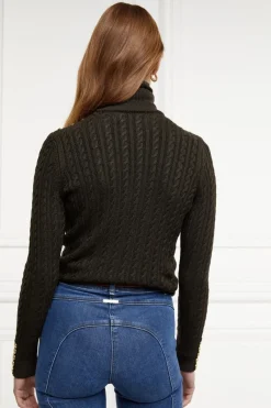 Holland Cooper Sweaters & Jumpers|Sweaters & Jumpers<Women's Seattle Roll Neck Cable Knit Jumper