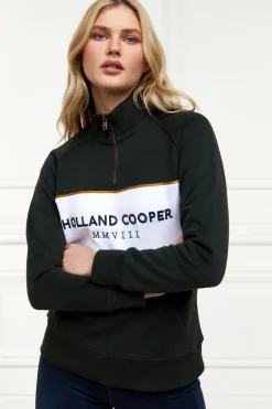 Holland Cooper Sweaters & Fleeces|Sweaters & Jumpers<Womens Sporting Heritage Zip Henley