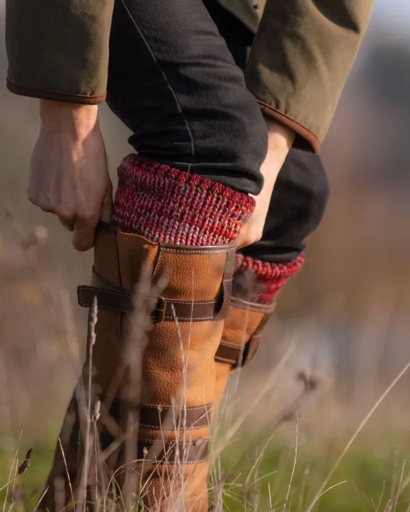 House Of Cheviot Socks|Socks<Lady Katrine Socks Burgundy