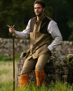 House Of Cheviot Socks|Socks<Rannoch Sock Ochre