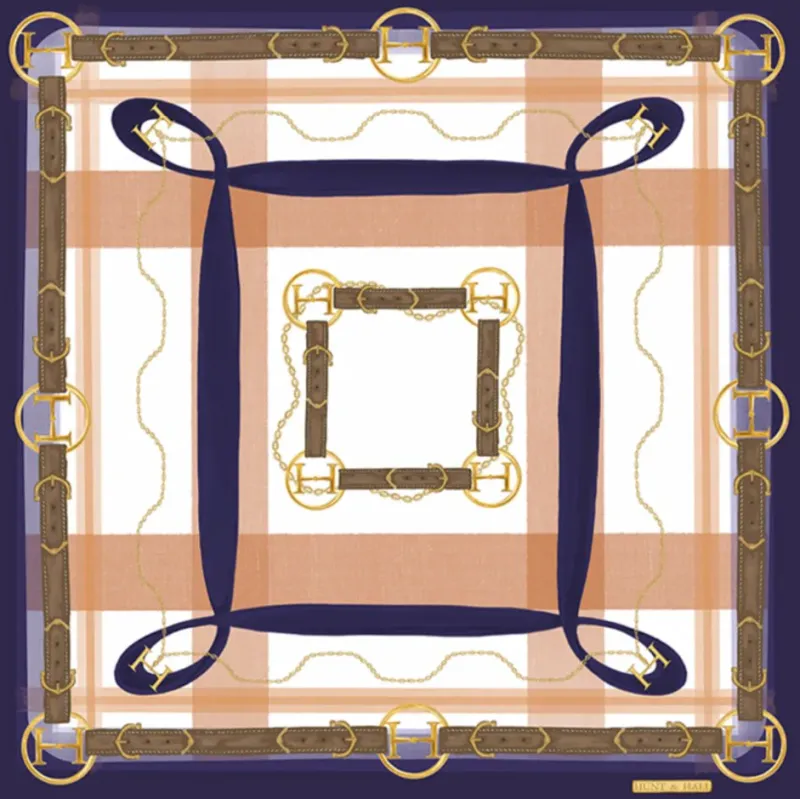 Hunt u0026 Hall Scarves|Scarves<Hunt & Hall Women's Leadenham Silk Scarf