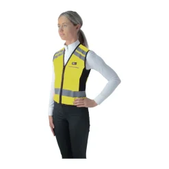Hy equestrian Hi-viz<"Please Pass Wide & Slow" HyVIZ Waistcoat