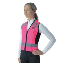 Hy equestrian Hi-viz<"Please Pass Wide & Slow" HyVIZ Waistcoat