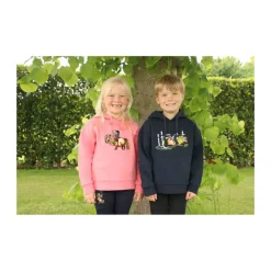 Battles Sweaters & Fleeces<HY Equestrian Thelwell Collection Children's Badge Hoodie
