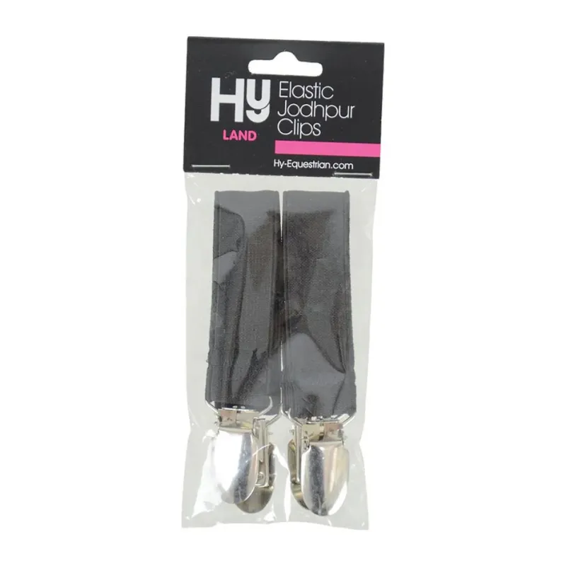 hy Accessories|Riding Accessories<Jodhpur Clips Elastic Black