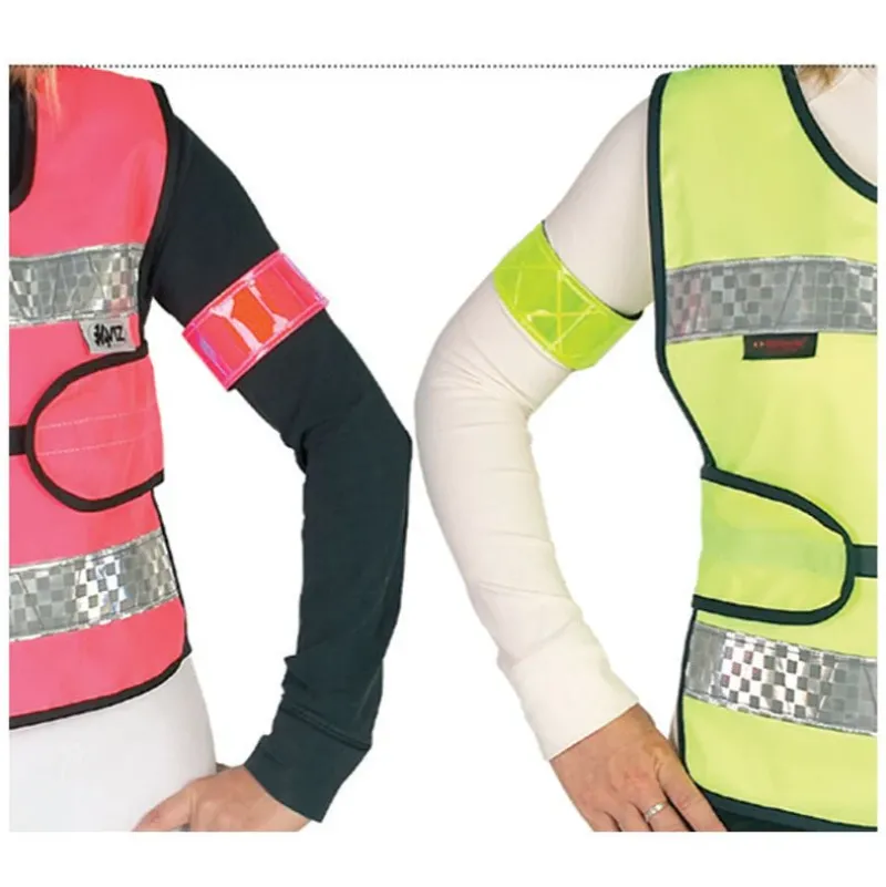 hy Saddlery Accessories|High-viz<VIZ Elasticated Rider Arm/Leg Bands