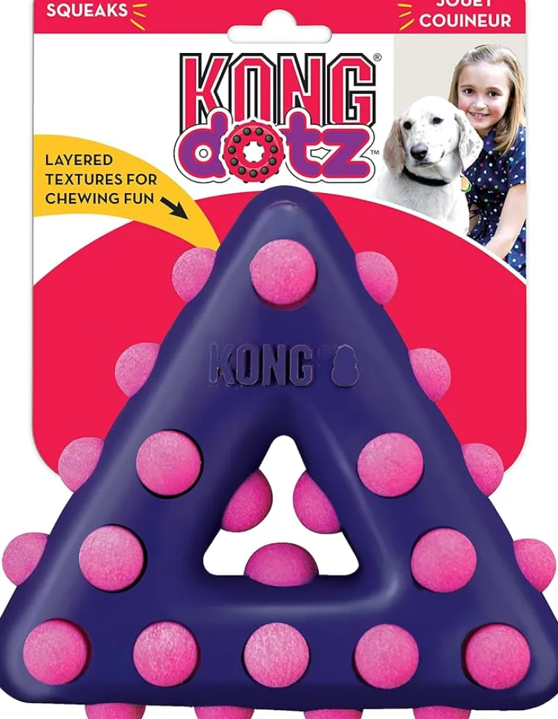 Kong Dog Toys<Dotz Triangle Dog Toy