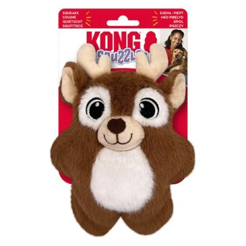 Kong Dog Toys<Holiday Snuzzles Reindeer
