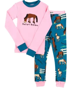 Battles Accessories<Lazyone Girls Pasture Bedtime Kids Pj Set Long Sleeve