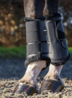 LeMieux Competition Boots|Brushing Boots<Fleece Brushing Boots Black/Black