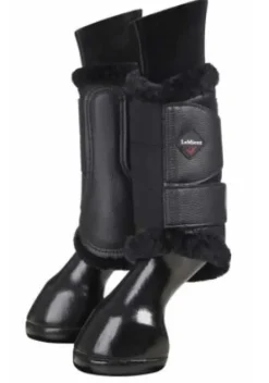 LeMieux Competition Boots|Brushing Boots<Fleece Brushing Boots Black/Black