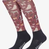 LeMieux Socks<Footsie Dog Socks