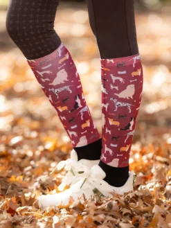 LeMieux Socks<Footsie Dog Socks