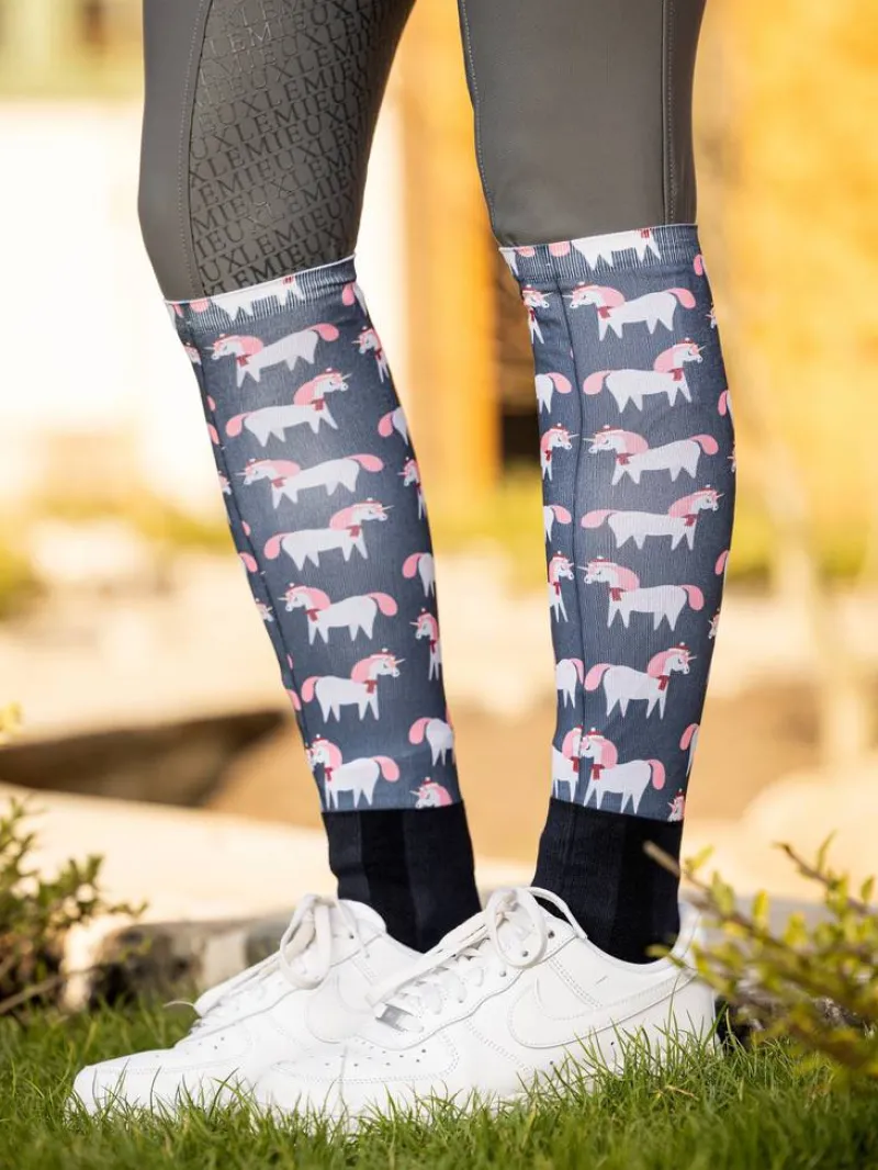 LeMieux Socks|Socks<Footsie Socks - Christmas Unicorns