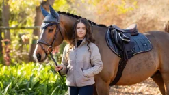 LeMieux Saddlepads & Numnahs<Loire Satin Classic Close Contact Square AW24