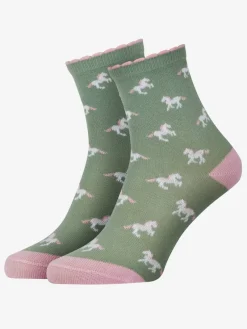 LeMieux Socks<Mini Character Socks 2 Pack