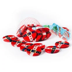 Creme d'Or Sweets<Milk Chocolate Santa Belts 100g