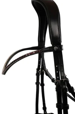 Montar Bridle Parts<Curved Crystal Browband