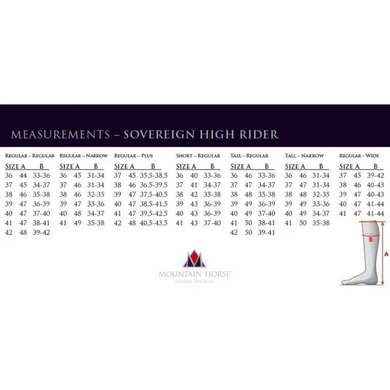 Mountain Horse Long Riding Boots<Sovereign High Rider Boots Black