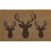 Phoenox Textiles Homeware<My Mat Printed Coir Stags Head 45x75cm