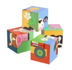 Orange Tree Toys Toys<Fram Animal Blocks