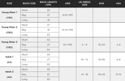 Racesafe Body Protectors|Body Protectors<MotionLite Back Protector