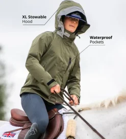 Equicoat Riding & Yard Jackets|Jackets & Coats<Reincoat Air Adult Waterproof Jacket