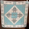 Sally Chapman Collection Scarves<Silk Scarf Ponies & Pavillions Blue