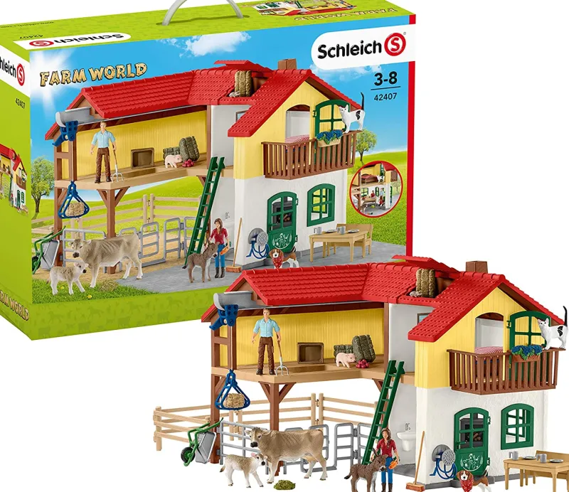 Schleich Toys<Farm World Stable