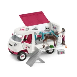 Schleich Toys<Horse Club Mobile Vet with Hanoverian Foal