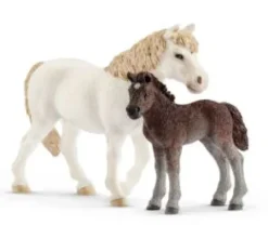 Schleich Toys<Pony Mare & Foal