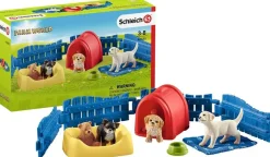 Schleich Toys<Puppy Pen Toy Set