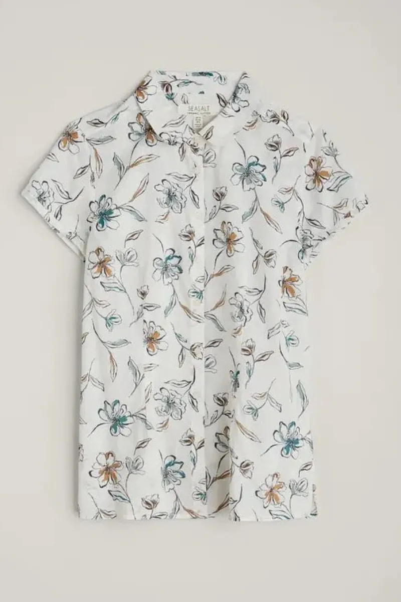 Seasalt Cornwall Shirts & Tops<Rushmaker Short Sleeve Shirt