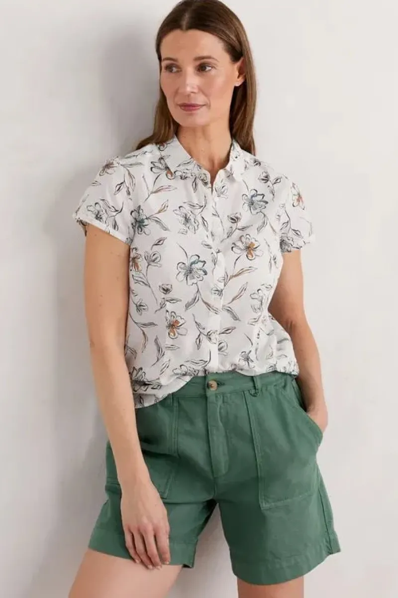 Seasalt Cornwall Shirts & Tops<Rushmaker Short Sleeve Shirt