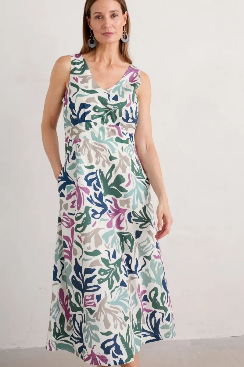 Seasalt Cornwall Skirts & Dresses<Sky Beyond Sleeveless V-Neck Dress