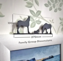 SHADOWSHAPES Homeware<Clydesdale Family Group
