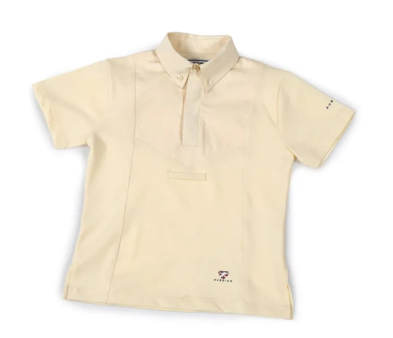 Shires Show Shirts<Aubrion Childs' Short Sleeve Tie Shirt