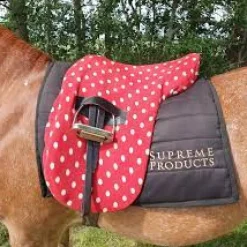 Supreme Products Saddlery Accessories<Ride on Dotty Fleece Saddle Cover
